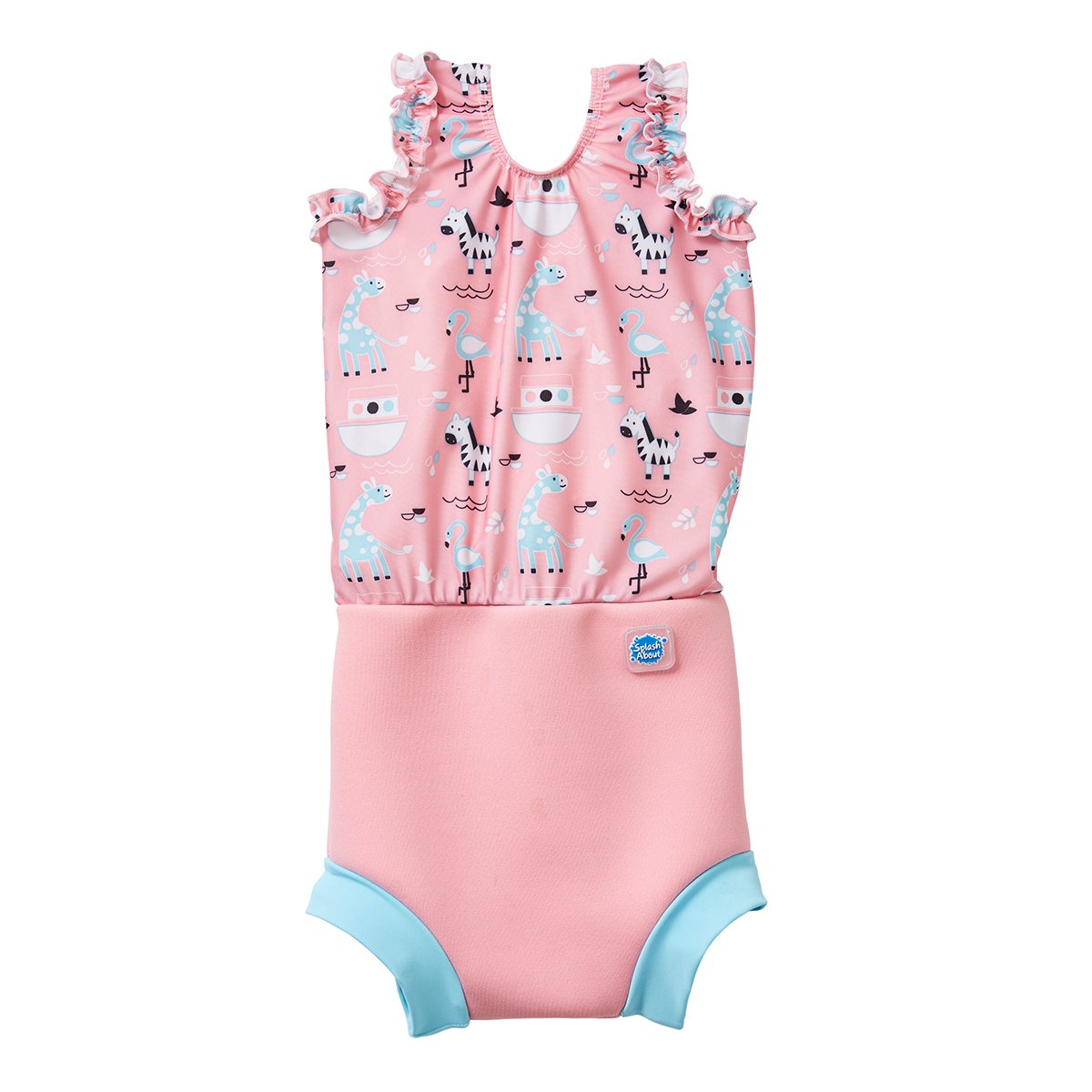 Splash About Happy Nappy Costume - Reusable Swim Nappy, UPF50+, Nina's Ark | 6-14 Months 4