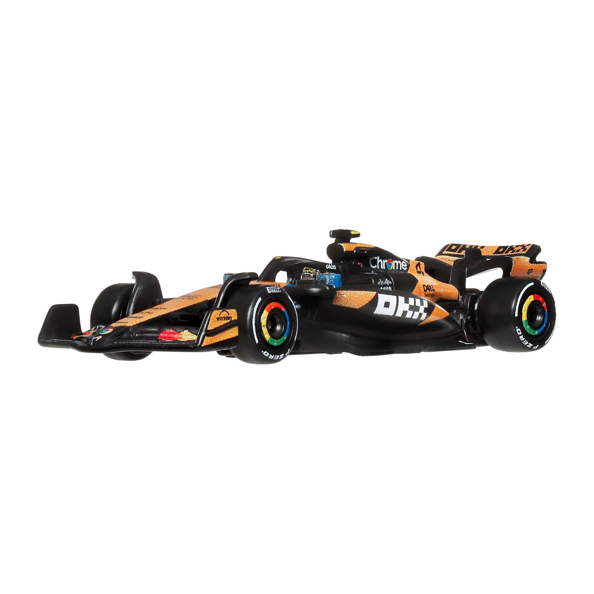 Hot Wheels 1:64 Scale McLaren #4 Lando Norris F1 Die-Cast Collectible JKD88
