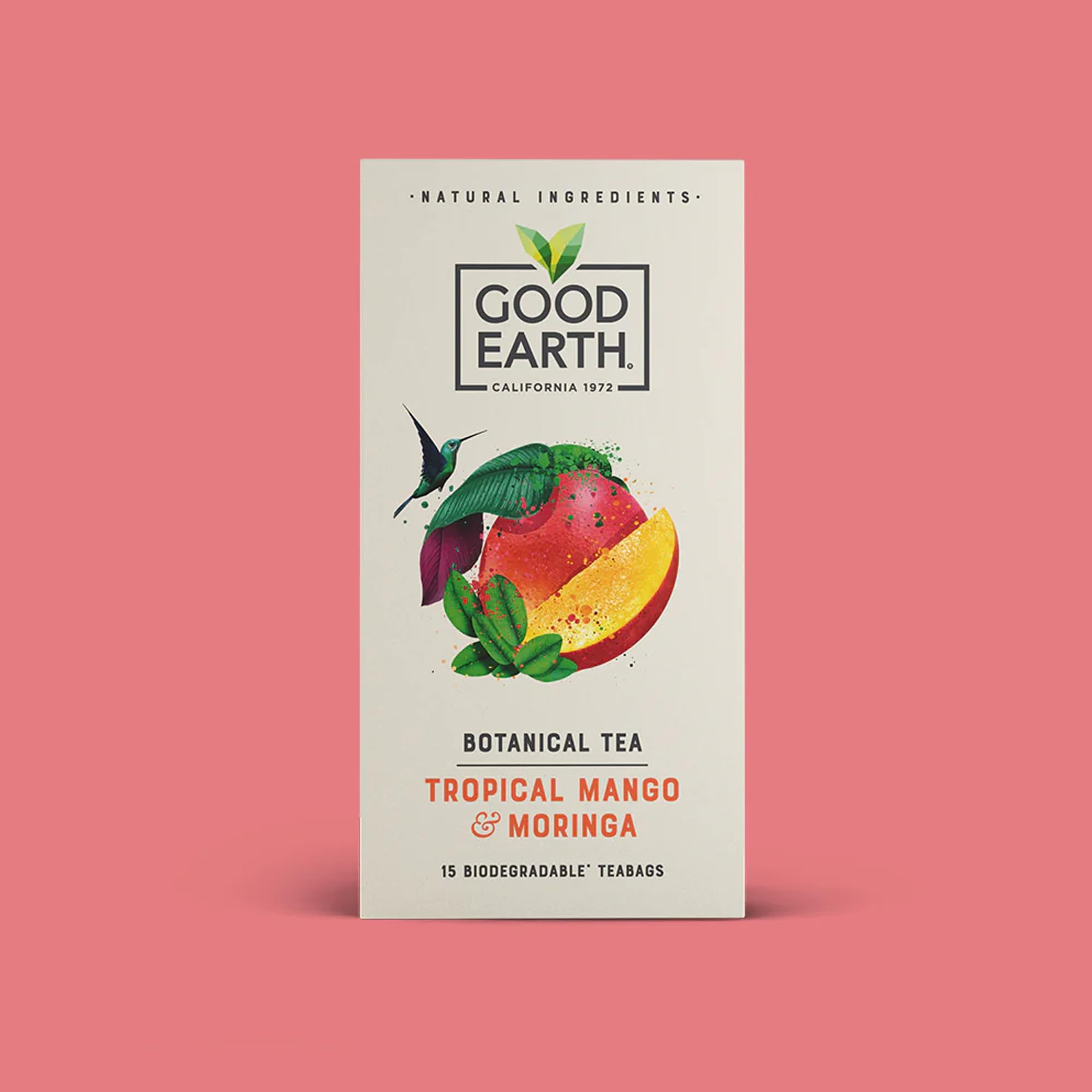 Good Earth Tea Co. Tropical Mango & Moringa Tea Bags - Refreshingly Natural 17