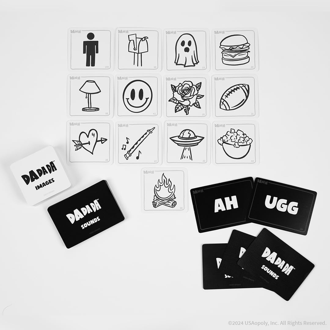 USAOPOLY Dadada - The Nonsensical Party Game | Ages 8+ | 2+ Players | 15-30 Min Play Time 3
