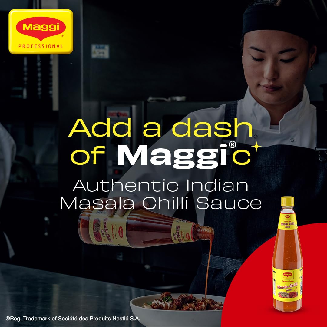 MAGGI Masala Chilli Sauce - Authentic Indian Flavour, Balanced Heat | 970g Bottle 4