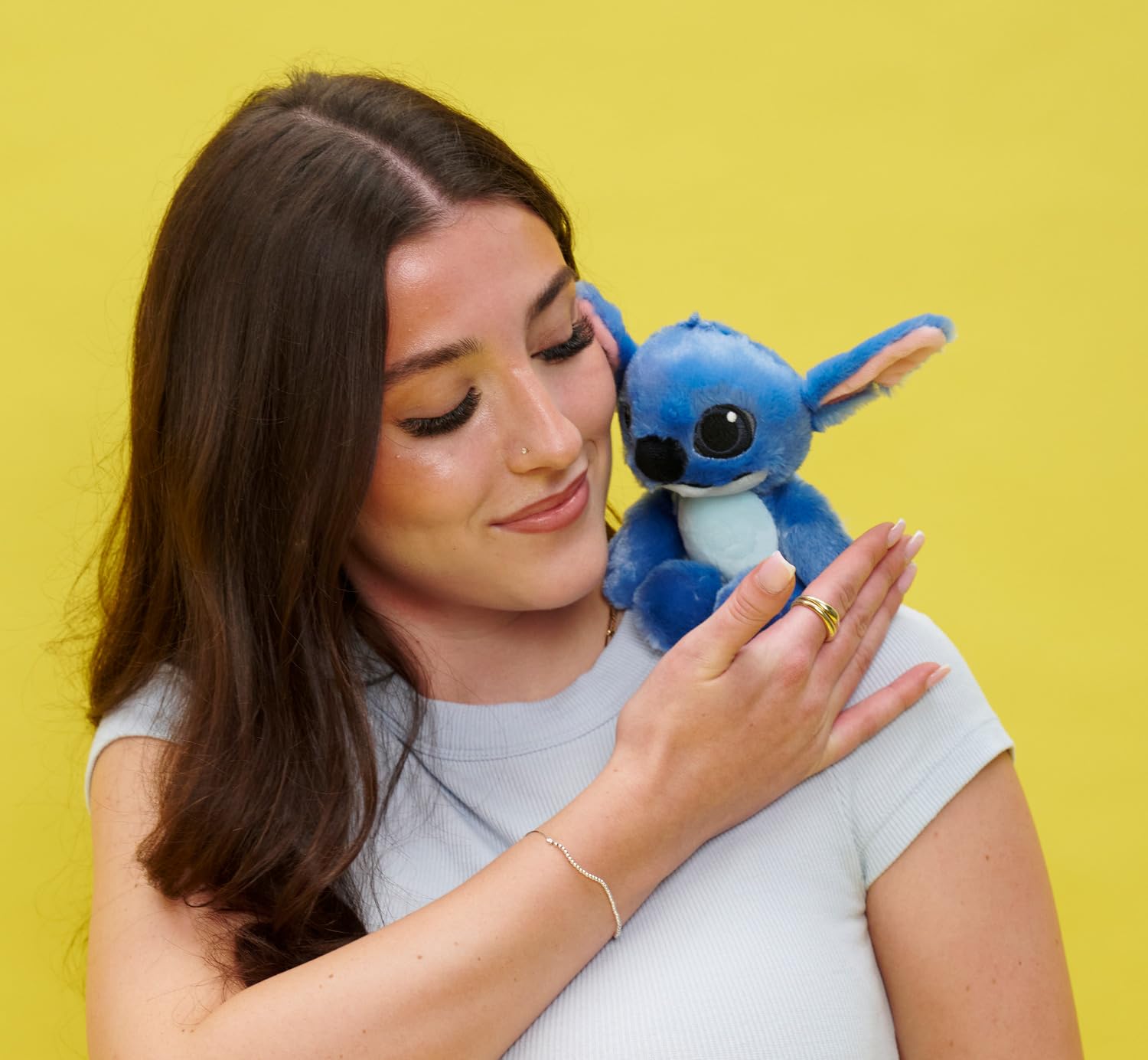 Simba Disney Lilo & Stitch Shoulder Squad Wearable Plush - 13 cm, Magnetic Attachment 5