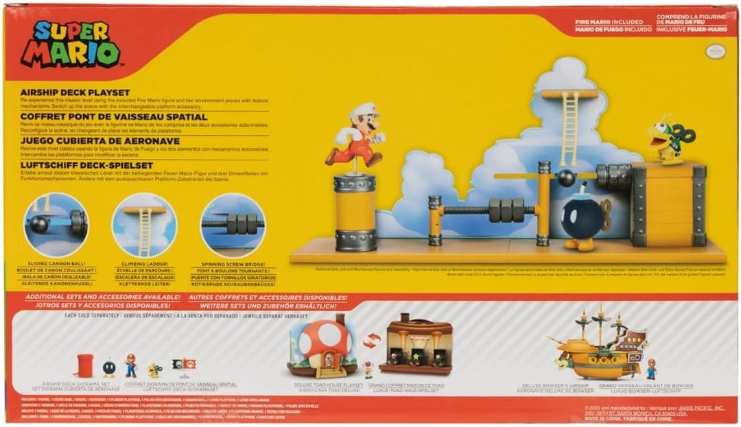 Super Mario - Nintendo 2.5" Airship Deck Playset (2023)