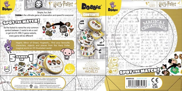 Asmodee Harry Potter Dobble Card Game