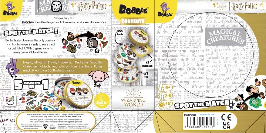 Asmodee Harry Potter Dobble Card Game