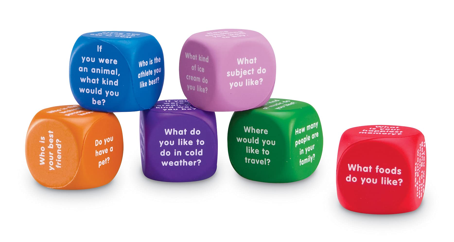 Learning Resources Conversation Cubes - Social Emotional Learning | Ages 6+ 5