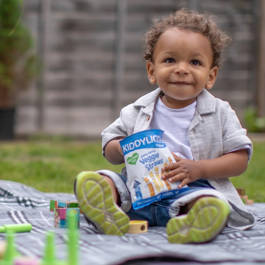 Kiddylicious Cheesy Veggie Straws - Gluten-Free Vegan Snacks for Toddlers 2