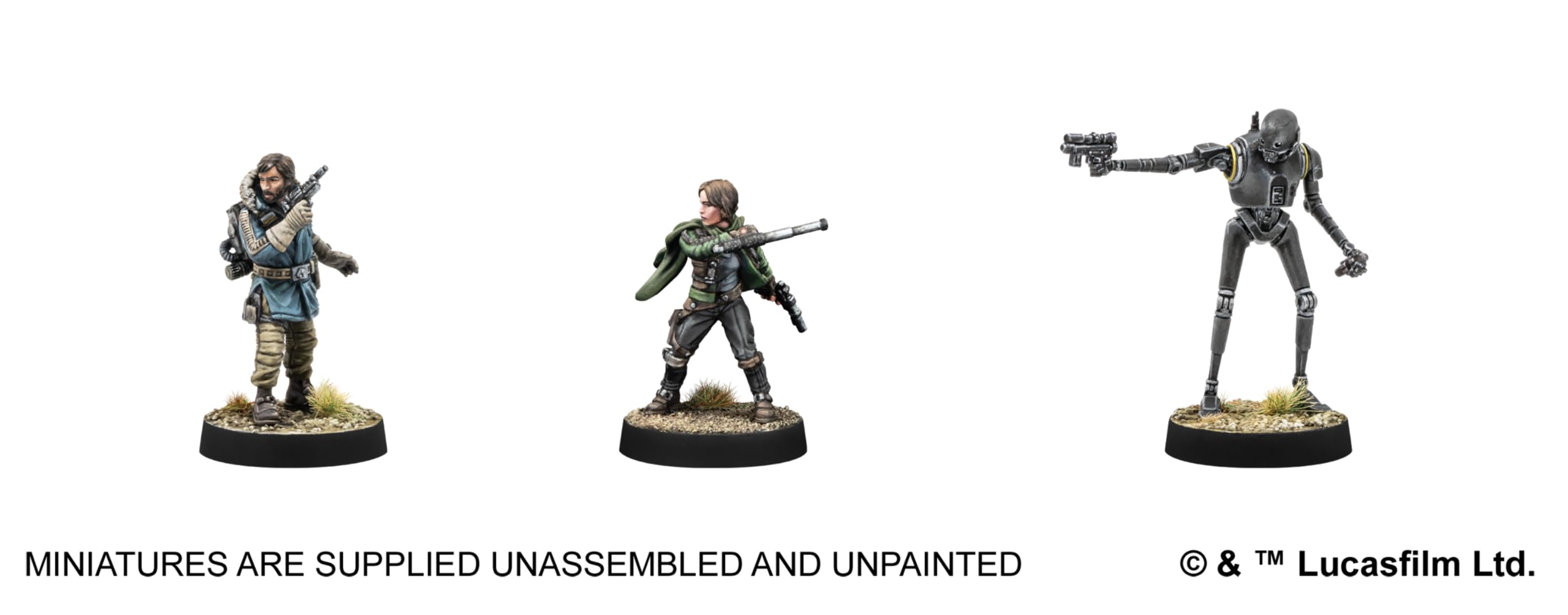 Asmodee Star Wars Legion - Cassian Andor, Jyn Erso & K-2SO Operatives Expansion | Multicolor 6