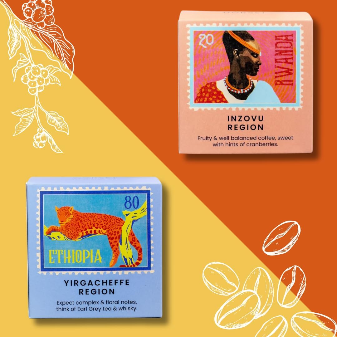 Coleridge & Lorne Single Origin Coffee gift set - 6 ground coffees from around t 3