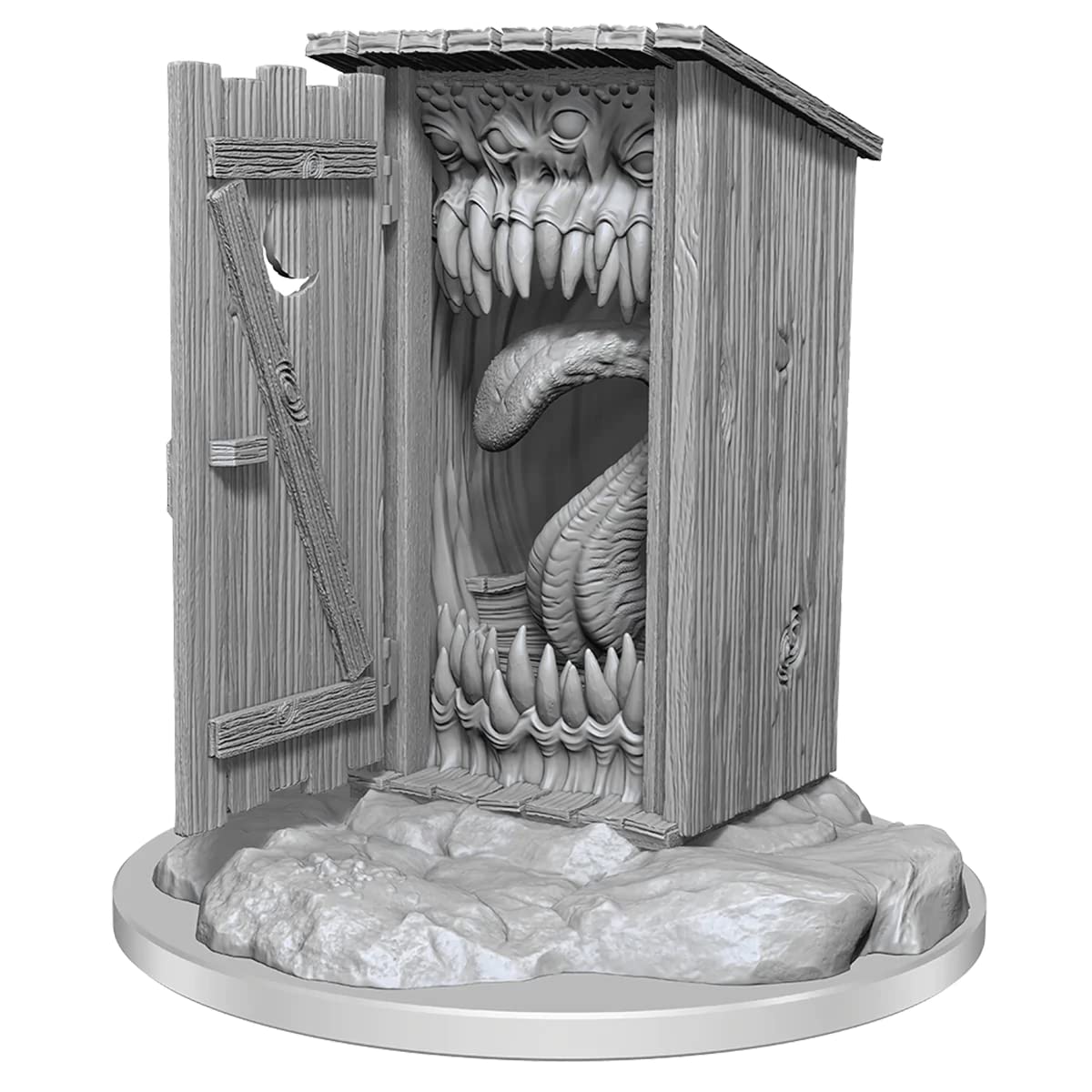 WizKids D&D Nolzur's Giant Mimic Miniature - Ready to Paint | Plastic | Adult 1