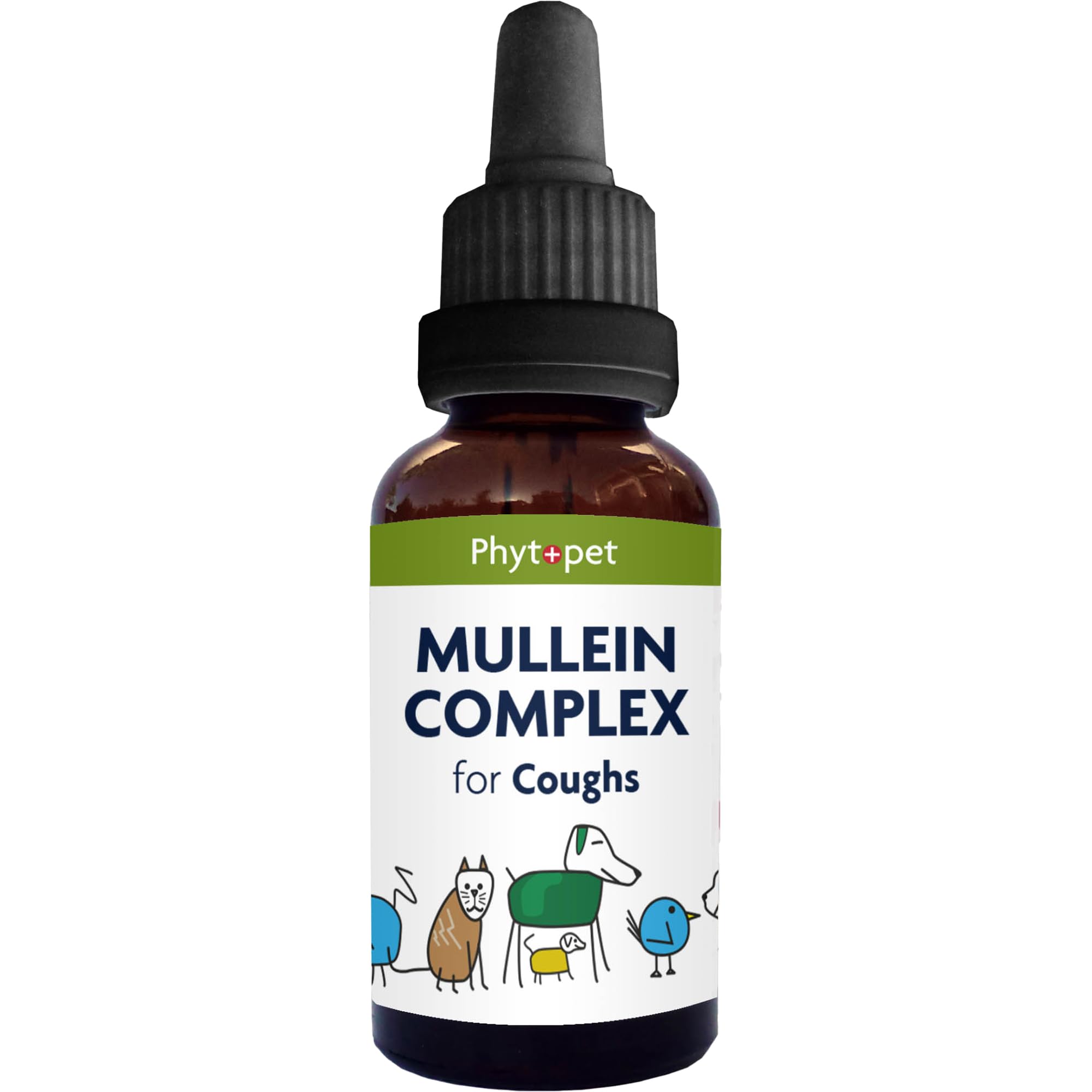 Phytopet Mullein Complex Herbal Supplement - 30ml Liquid | Respiratory Support | All Life Stages