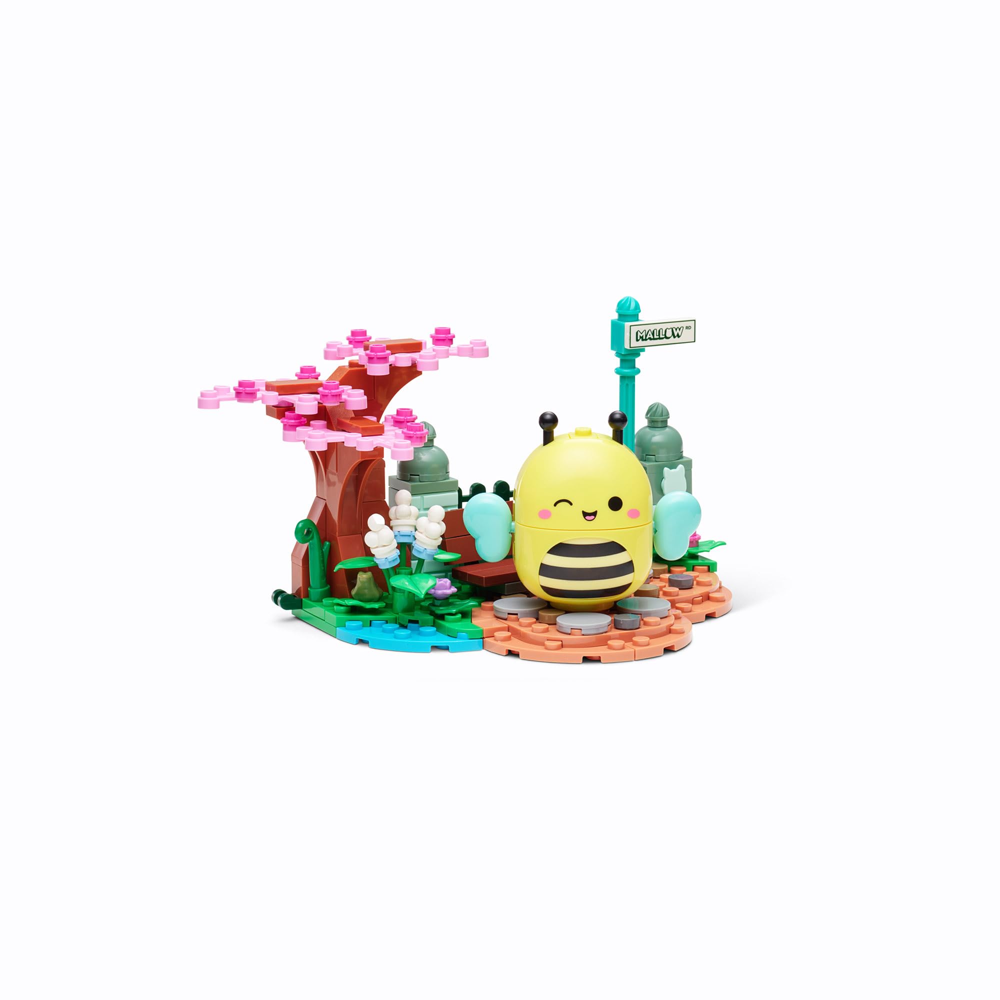 BLDR Squishmallows Sunny’s Park Life Building Set - 155-Piece Floral Playset with Sunny the Bee Figure 16