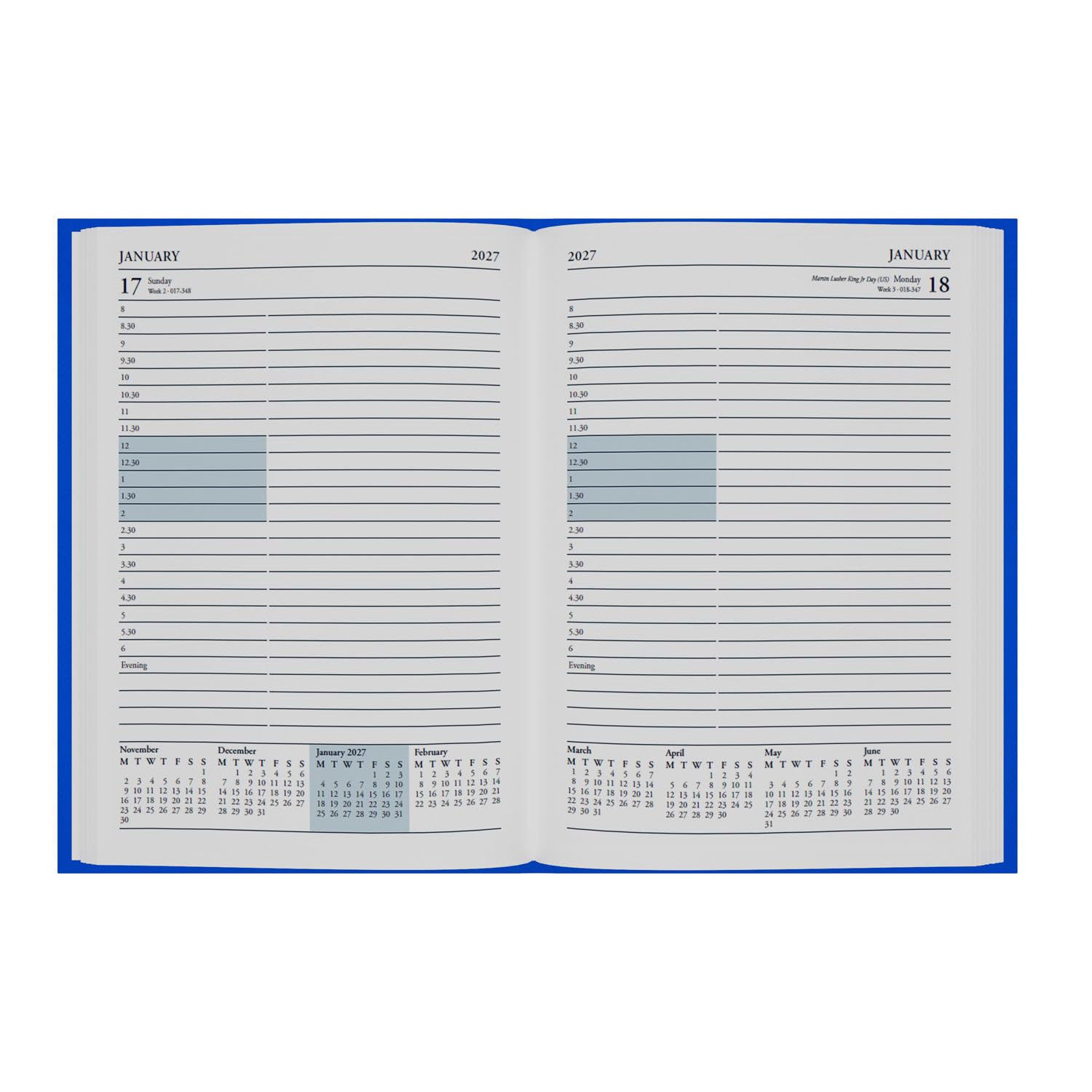 Collins 2026-2027 Essential A5 Day-to-Page Appointment Book | 13 Month Academic Planner | Purple Hardcover 2