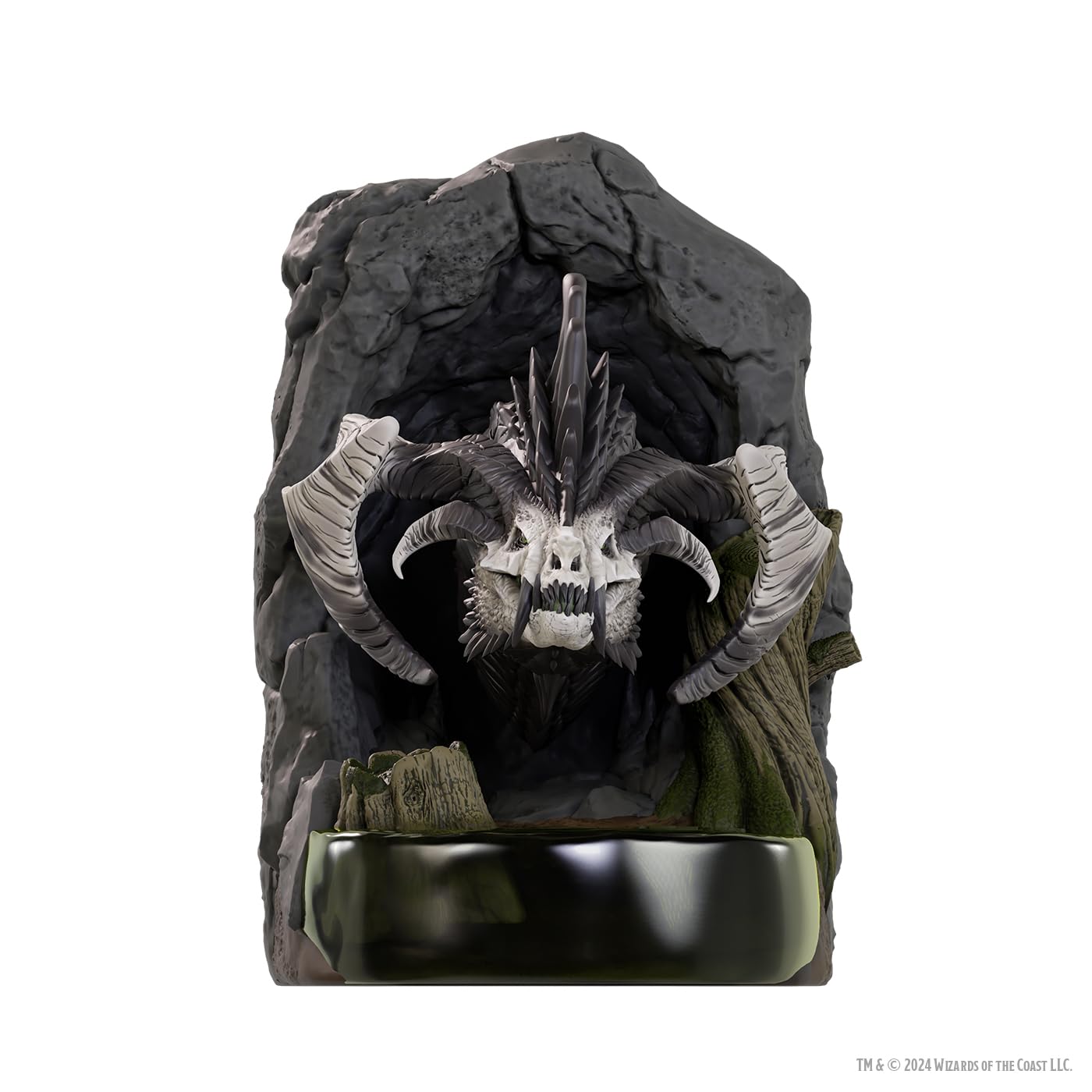 WizKids D&D Black Dragon Bookend - 7-inch Tall, Plastic, Black 2
