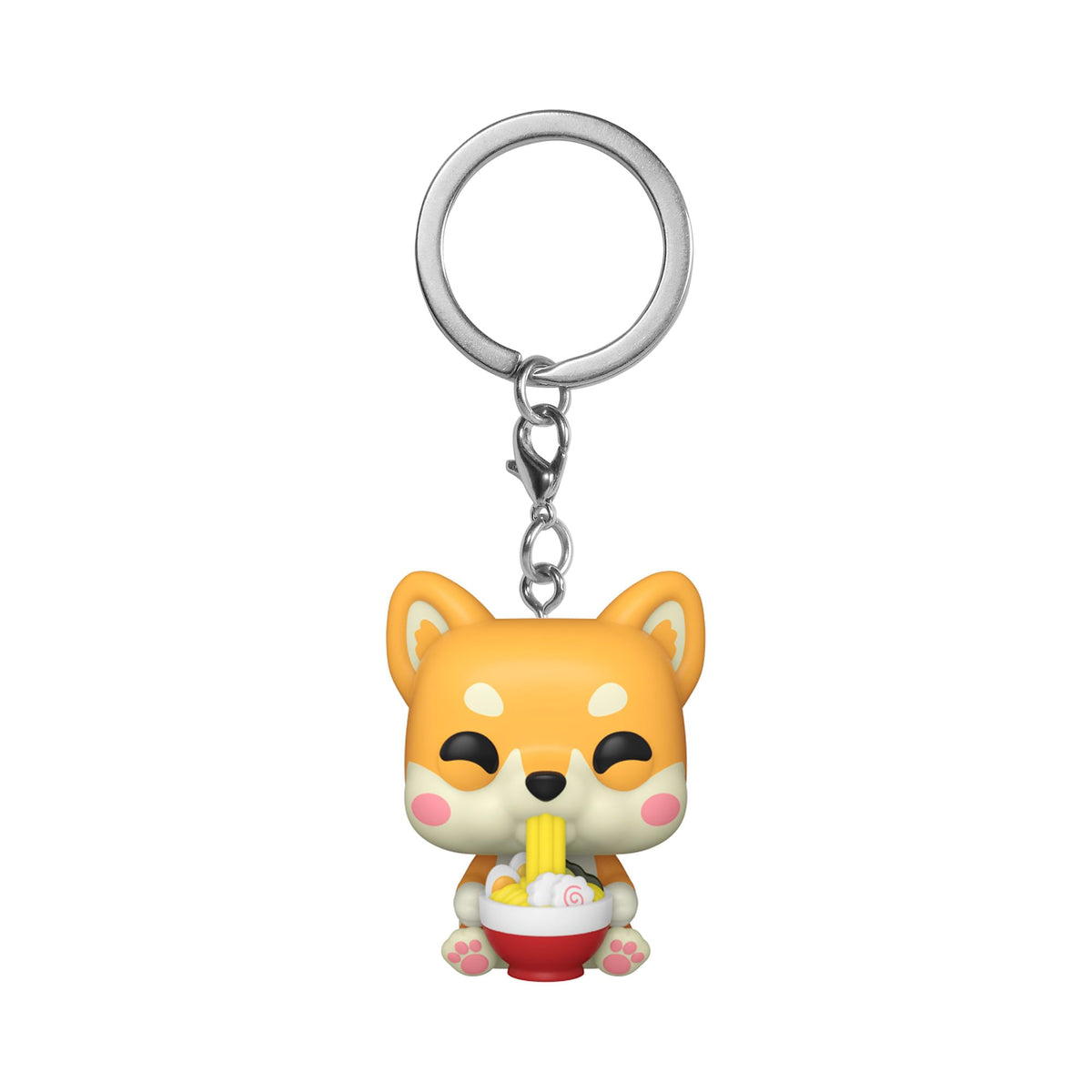 Funko POP! Keychain Foods - Ramen Shiba Vinyl Mini Figure Keyring | 4.63-inch Tall | Ages 3+