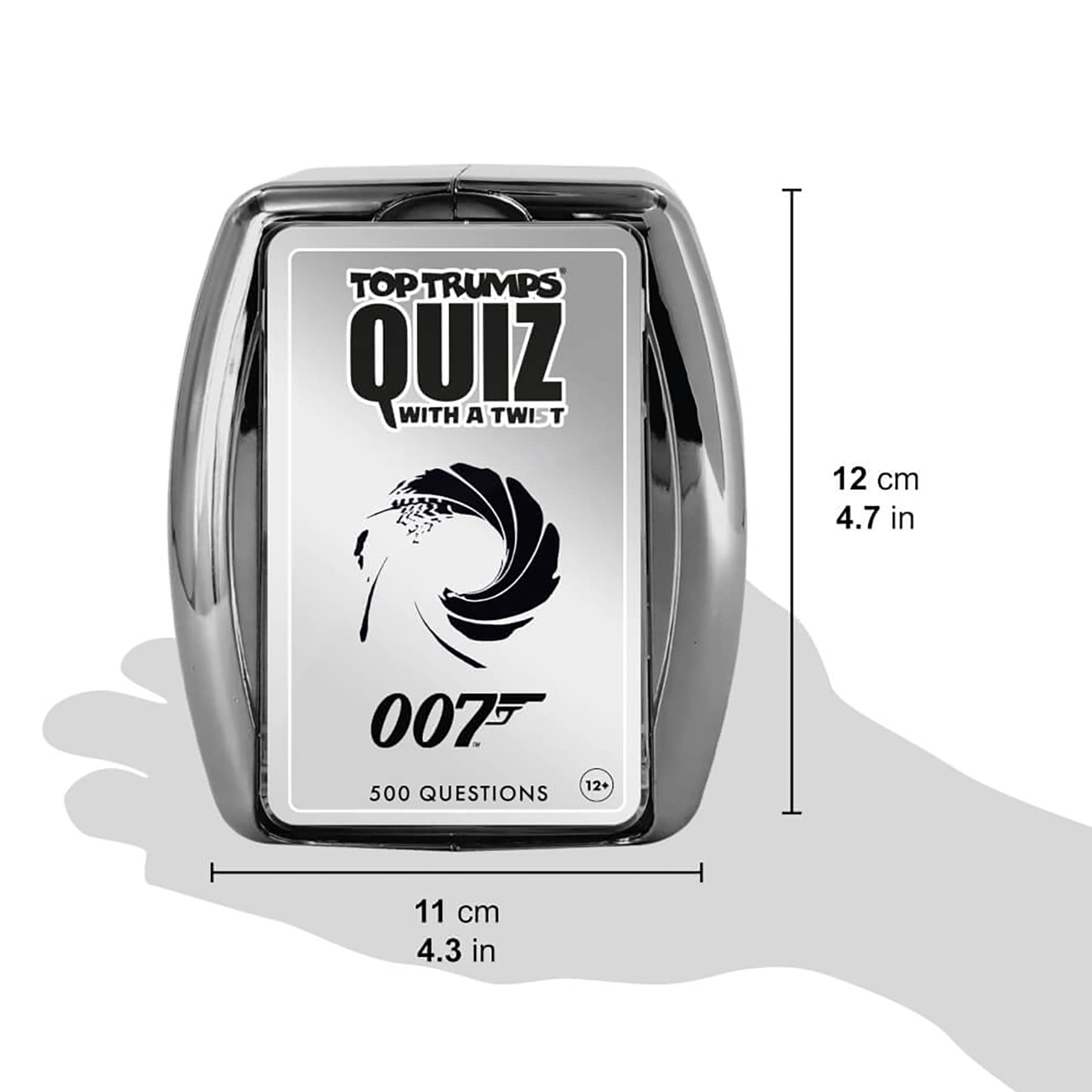 Top Trumps James Bond Quiz Game | 500 Questions | Portable Plastic Case 3