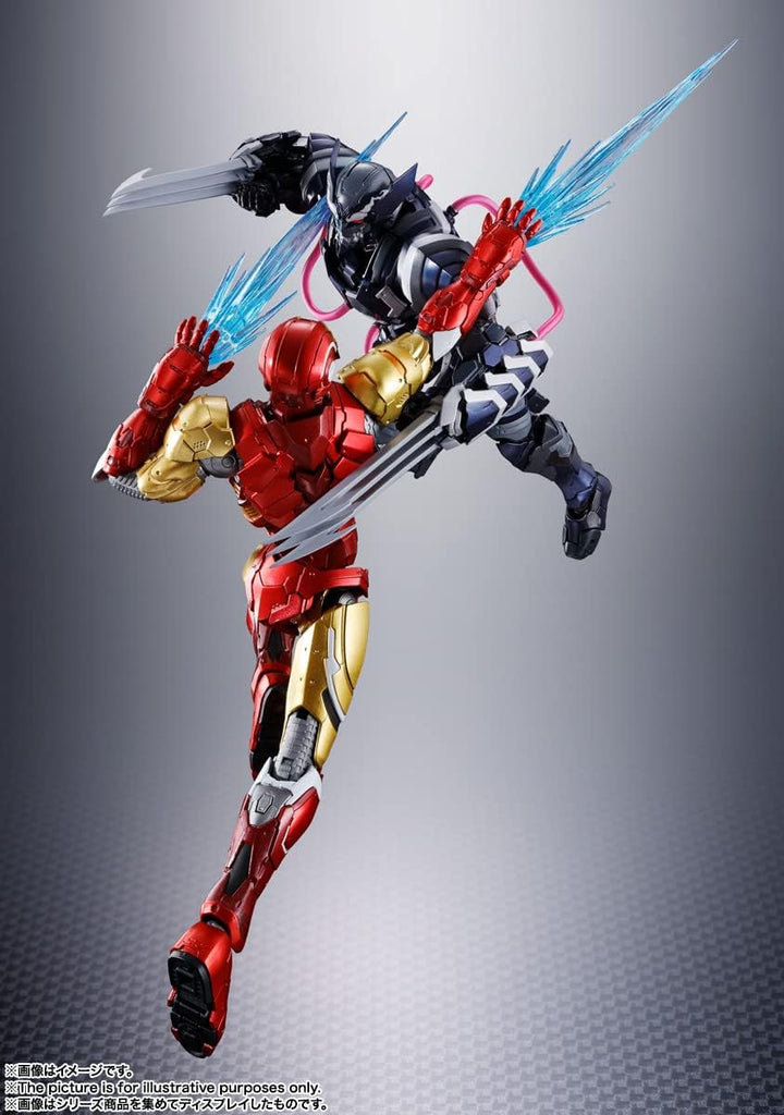 BANDAI S.H. Figuarts Tech-On Avengers - Venom Symbiote Wolverine Action Figure (BDIAV641656)