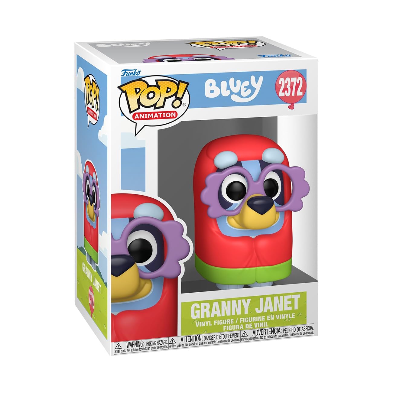 Funko POP! Animation: Bluey - Granny Janet Vinyl Figure | Approx. 3.75 inches | Multicolor