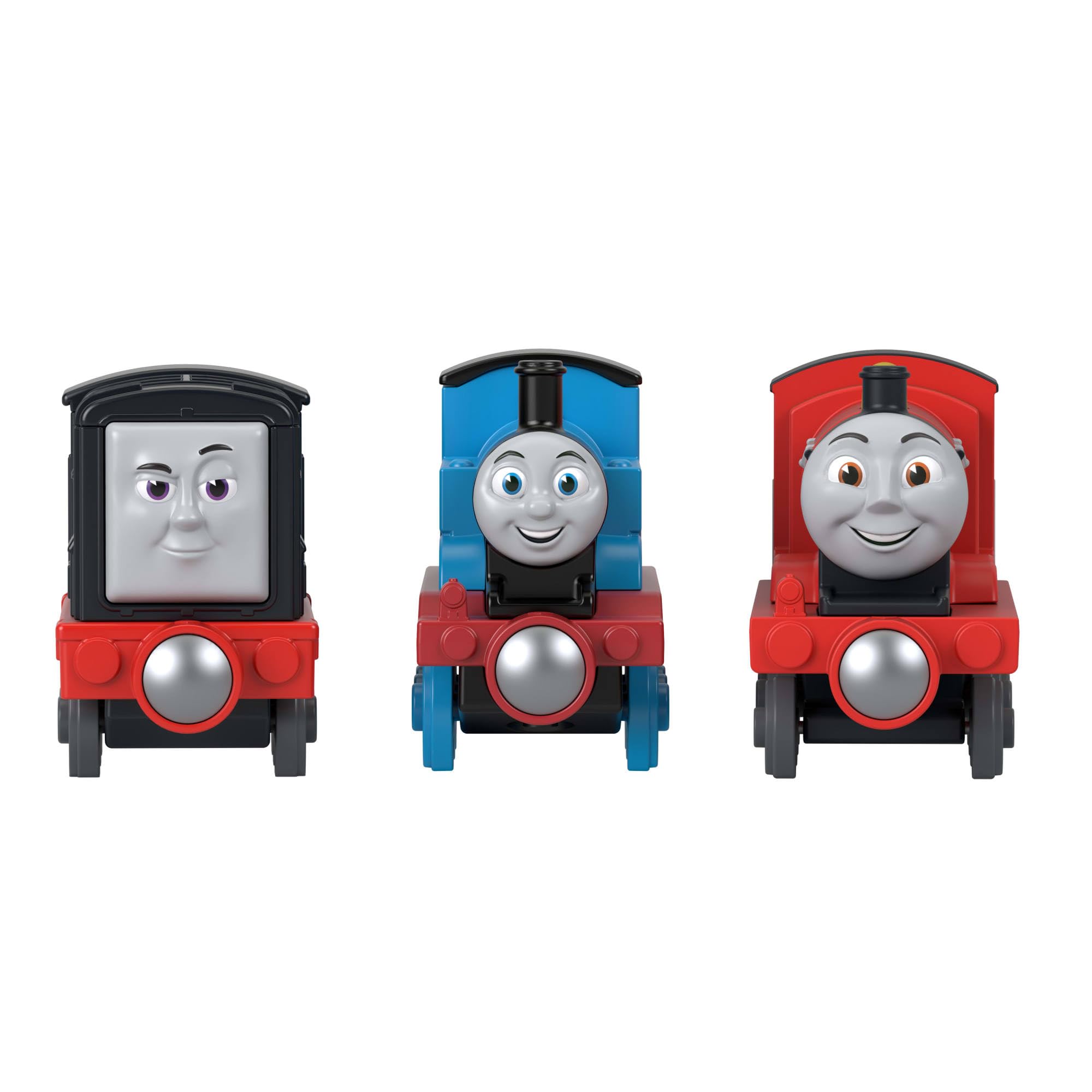 THOMAS & FRIENDS Die-Cast Toy Train Multipack of 3 (Thomas, Diesel, James) | Ages 3+