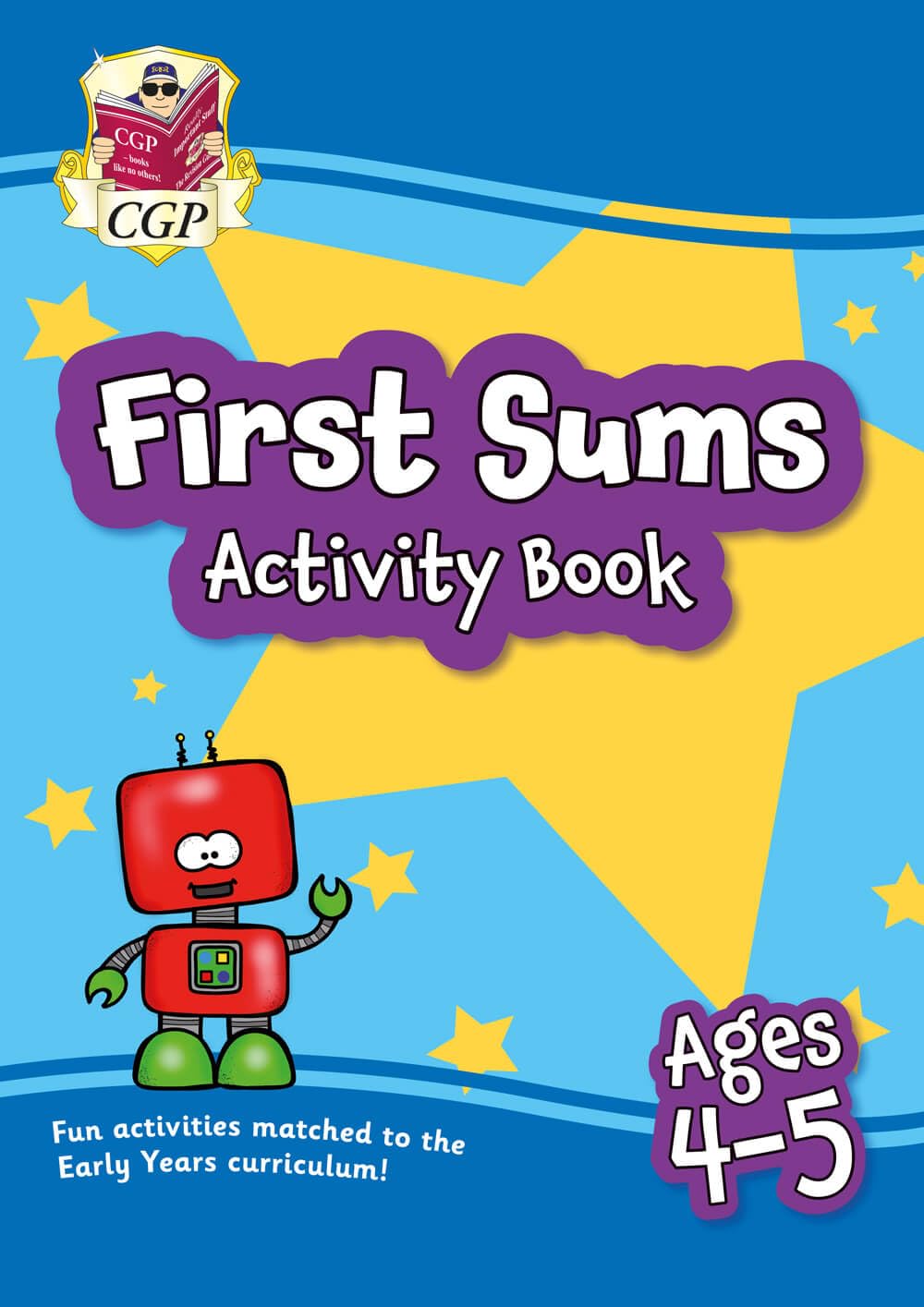 CGP First Sums Activity Book for Ages 4-5 (Reception) | Addition & Subtraction Practice