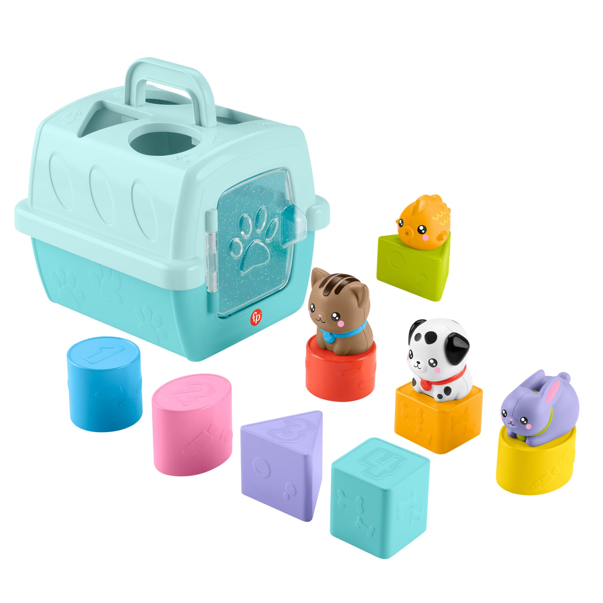 Fisher-Price FP Pets Animal Transport Box Shape Sorter | 6 Months+ | HTW93 1