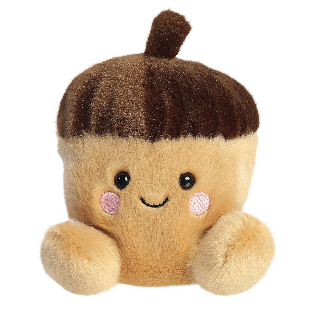 Aurora Palm Pals Oak Acorn Soft Toy - 13cm, Bean Filled, Eco-Friendly | Suitable from Birth 1