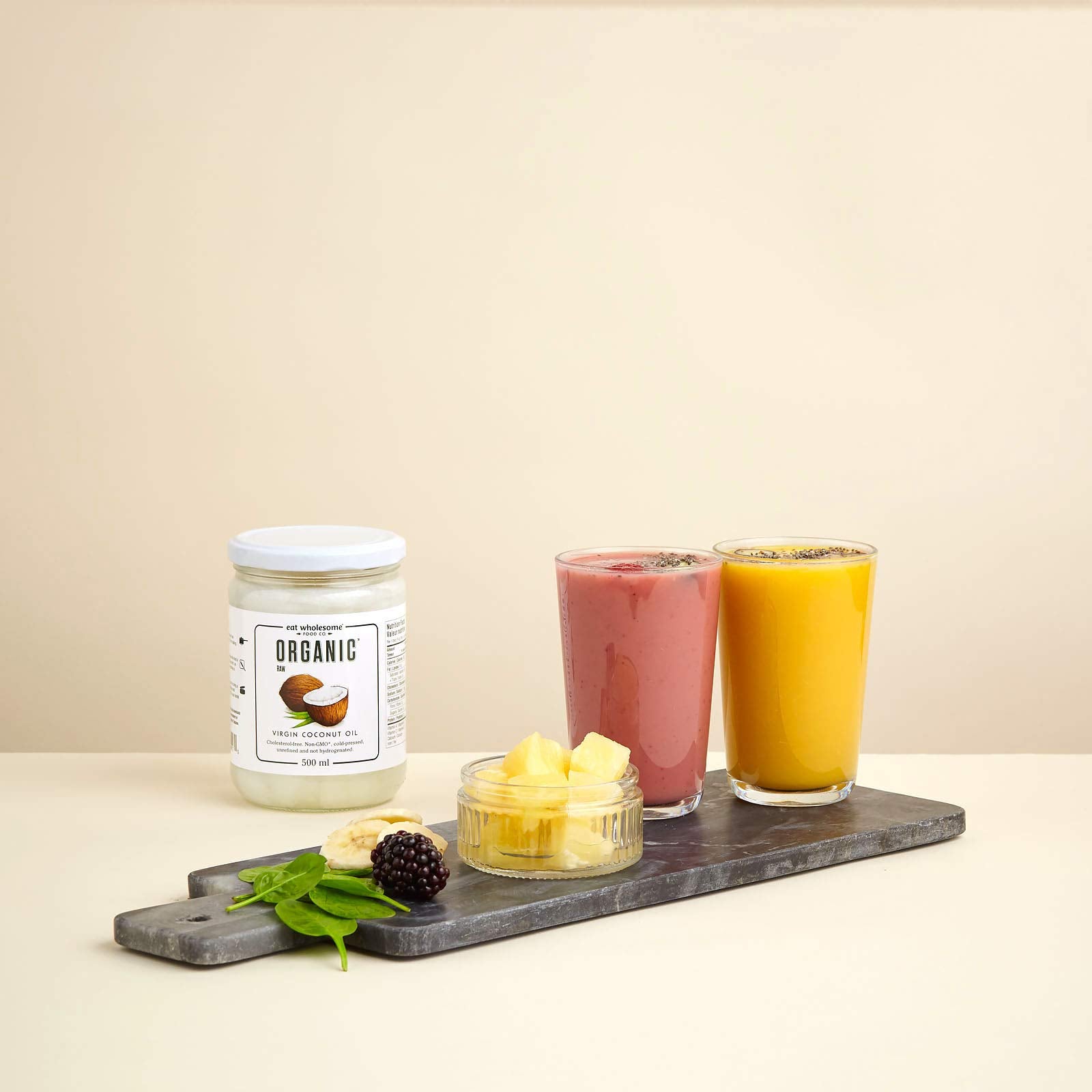 Eat Wholesome Organic Virgin Coconut Oil - Raw Cold-Pressed | 500 ml Glass Jar 6