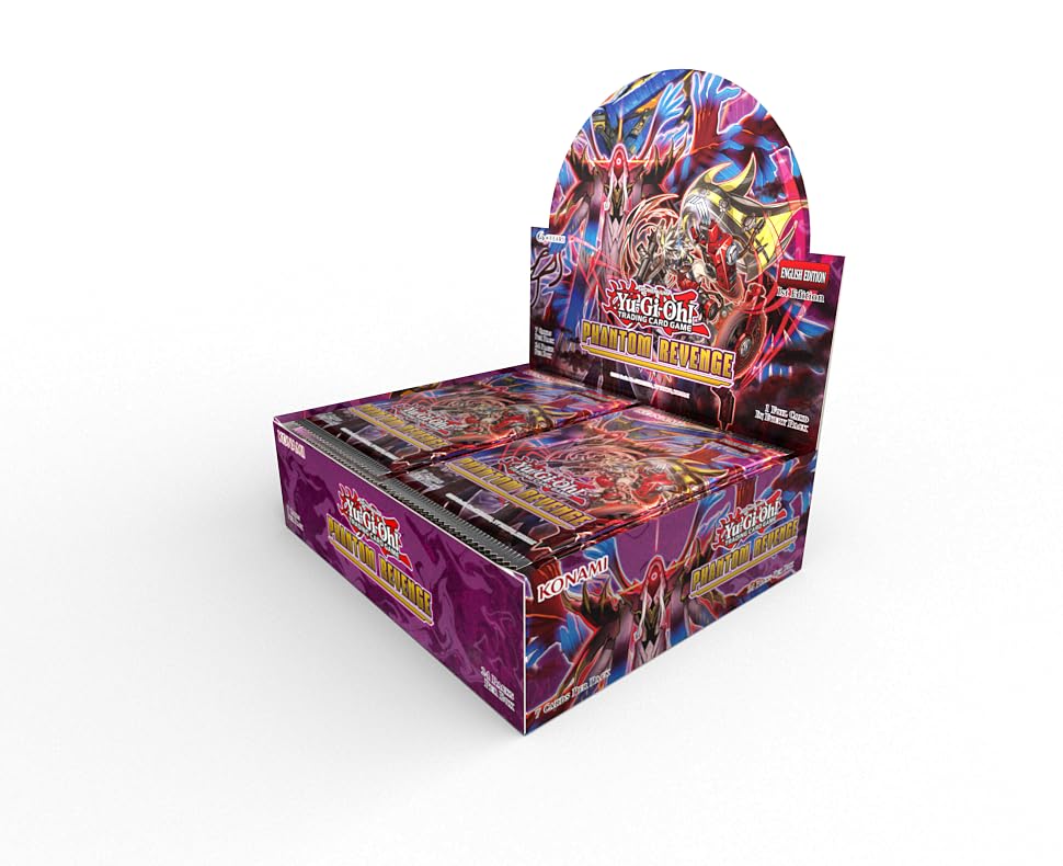 Yu-Gi-Oh! Phantom Revenge Display Box - 24 Booster Packs | Includes Ultra Rares, Super Rares, Collector's Rares