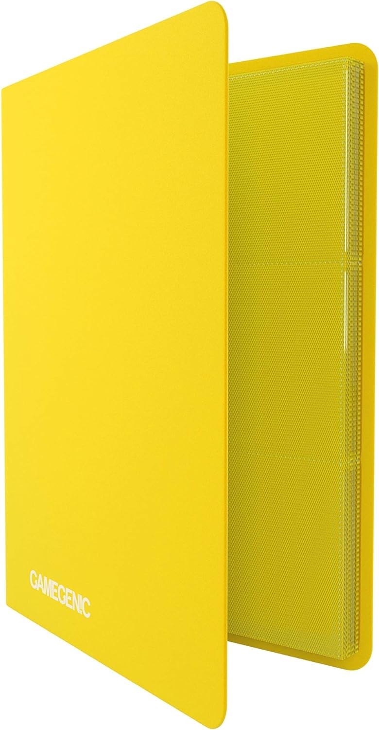 Gamegenic Casual Album - 360 Double-Sleeved Card Capacity | Yellow | Side-Loading Pockets 3