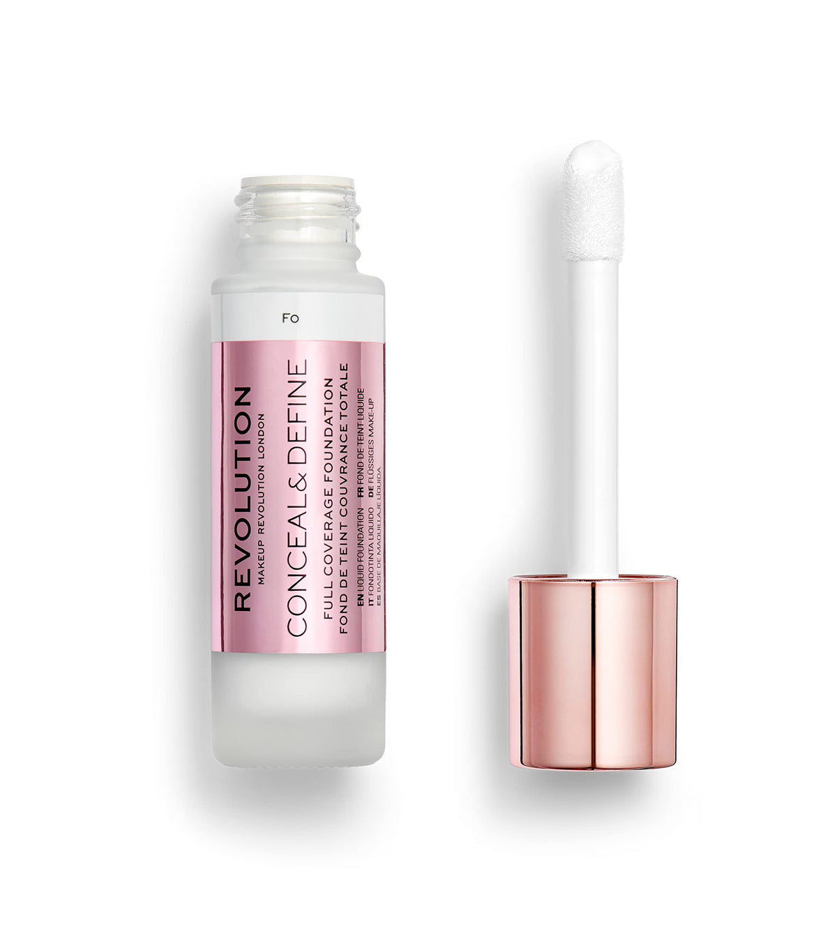 Makeup Revolution Conceal & Define Foundation - F0, 22.11 g