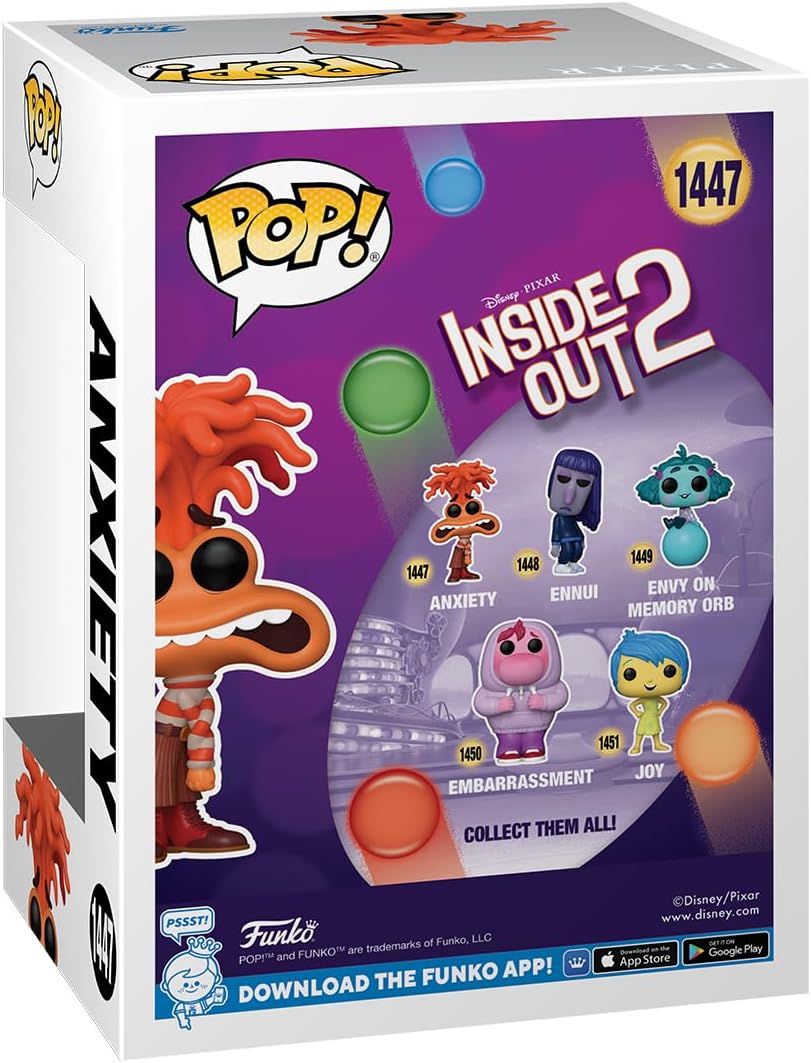 Funko Pop! Disney Pixar Inside Out 2 - Anxiety Vinyl Figure (75996)