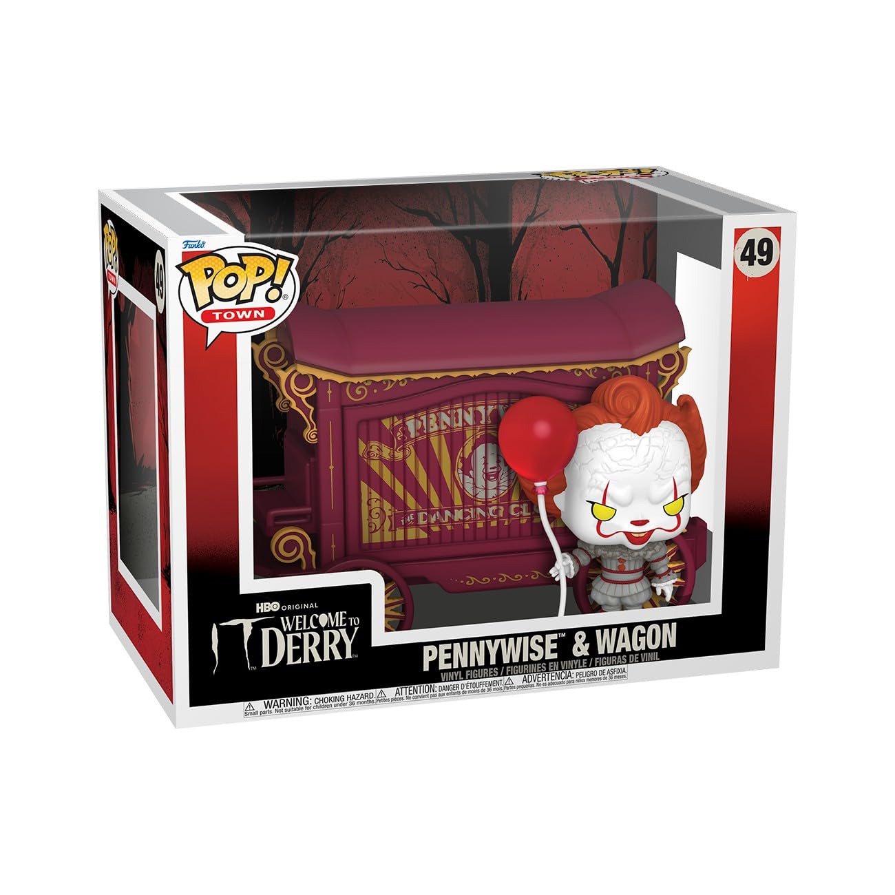 Funko Pop! Town: Welcome to Derry - Pennywise & Wagon Vinyl Figure 8