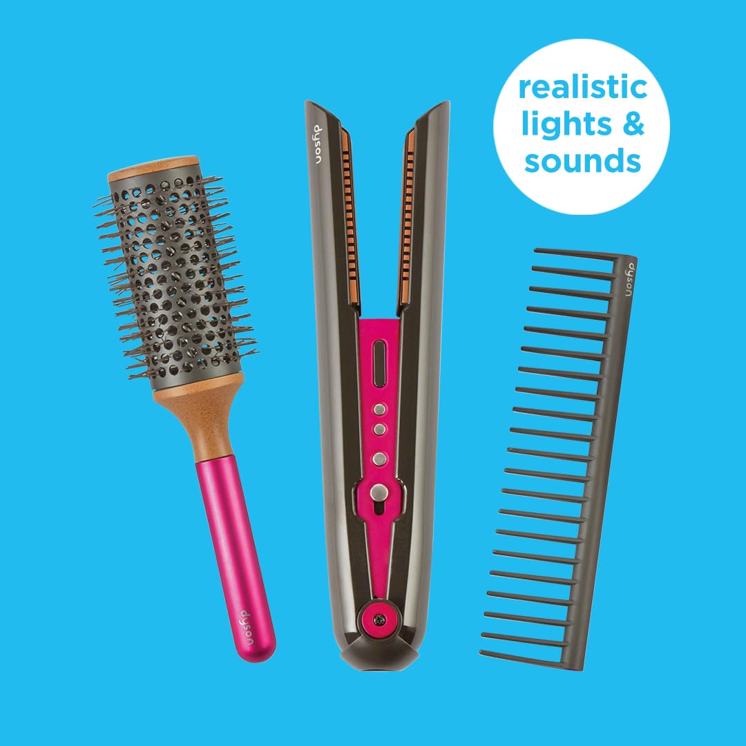 Casdon Dyson Corrale Styling Set - Toy Straighteners for Children Aged 3+ | Realistic Lights & Sounds 2