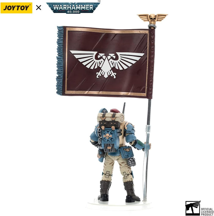 Bloomage Joytoy WH 40K Astra Militarum Tempestus Sci Com Banner Bearer Costume - 15+ (JT5130)