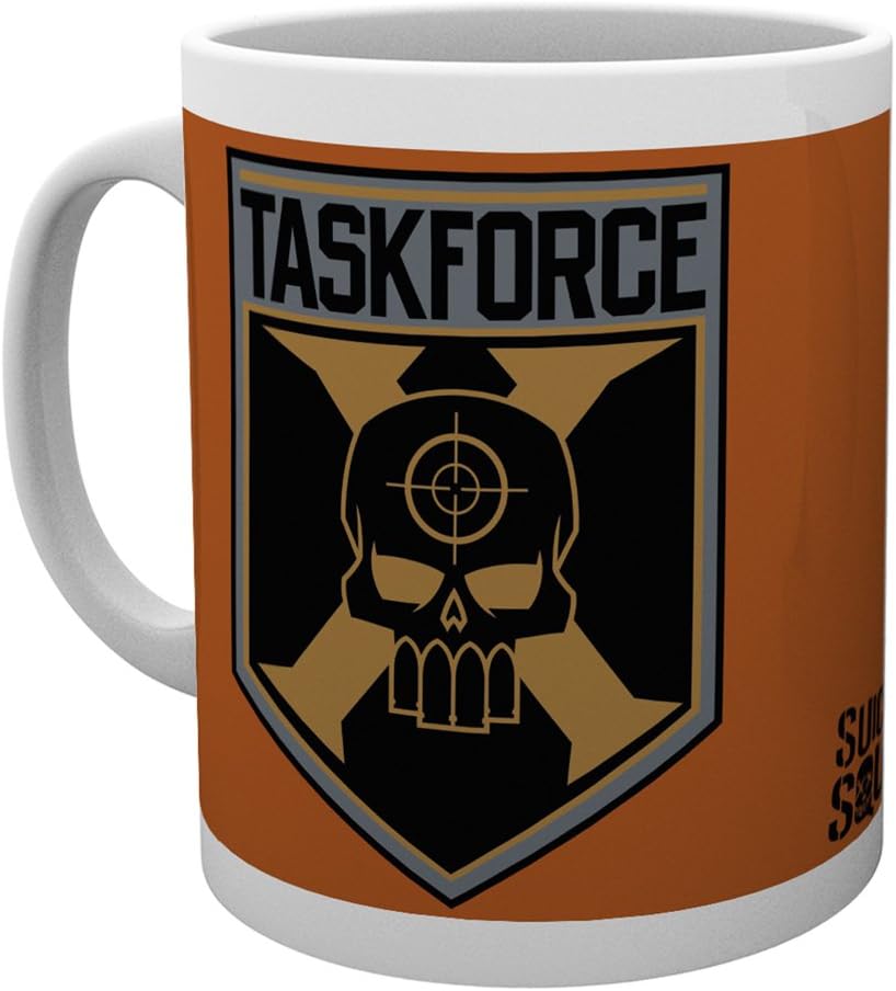 Suicide Squad Task Force Mug by GB Eye - Officially Licensed DC Comics Multi-Colour Wood Mug, 15 x 10 x 9 cm