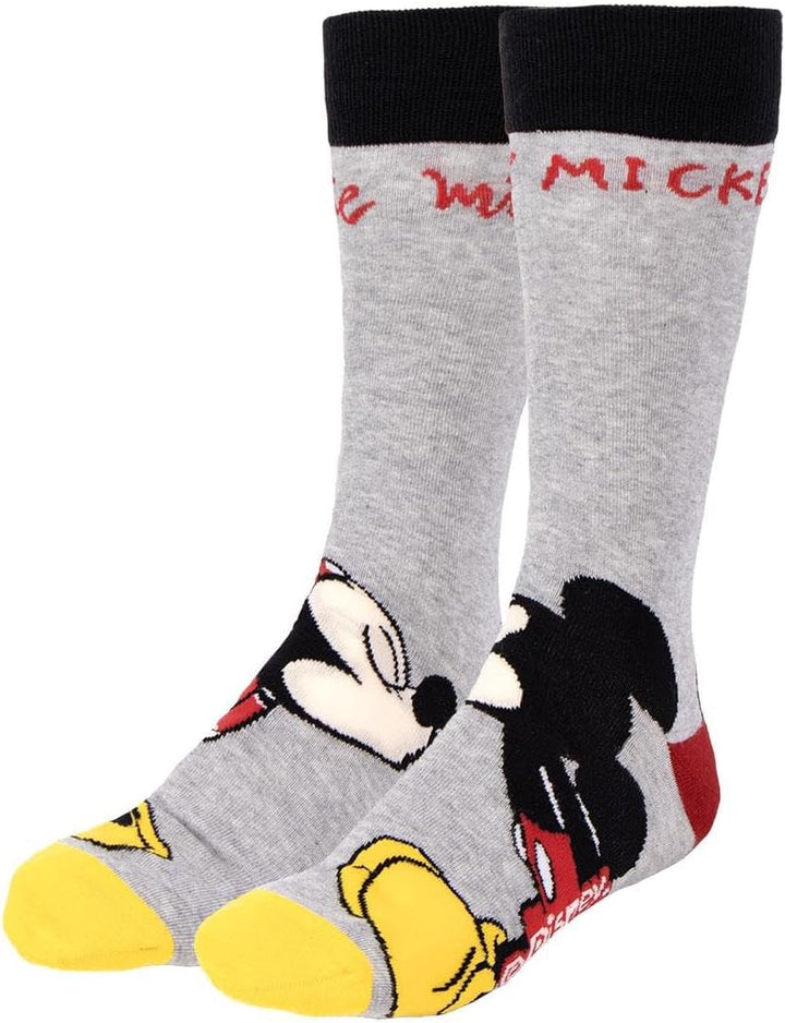 Minnie Mouse Socks - Grey, Red, Black, Yellow (Size 35-41)