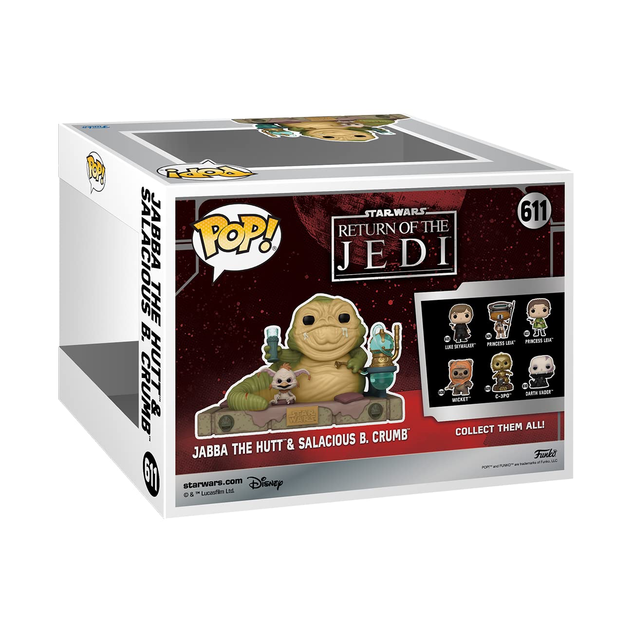 Funko Pop! Star Wars - Jabba The Hutt &amp; Salacious B. Crumb Vinyl-Figurenset (70742) 3