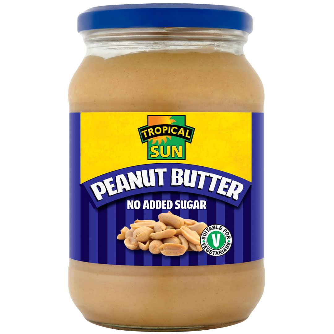 Tropical Sun No Added Sugar Peanut Butter Creamy Form | 454g Pack of 1