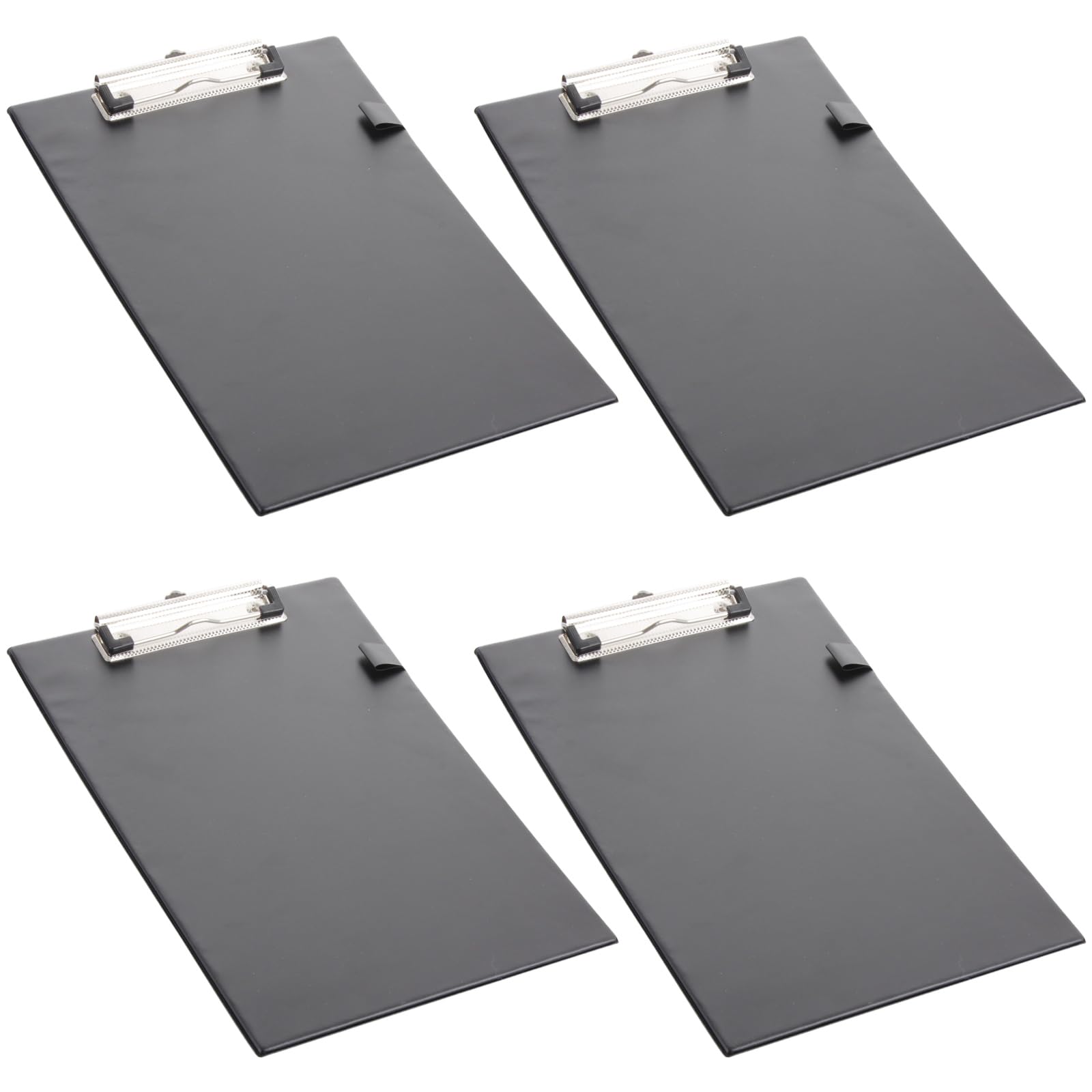 ASelected 4 Pack A4 Plastic Clipboards with Low-Profile Metal Clip | Holds 50 Sheets 1