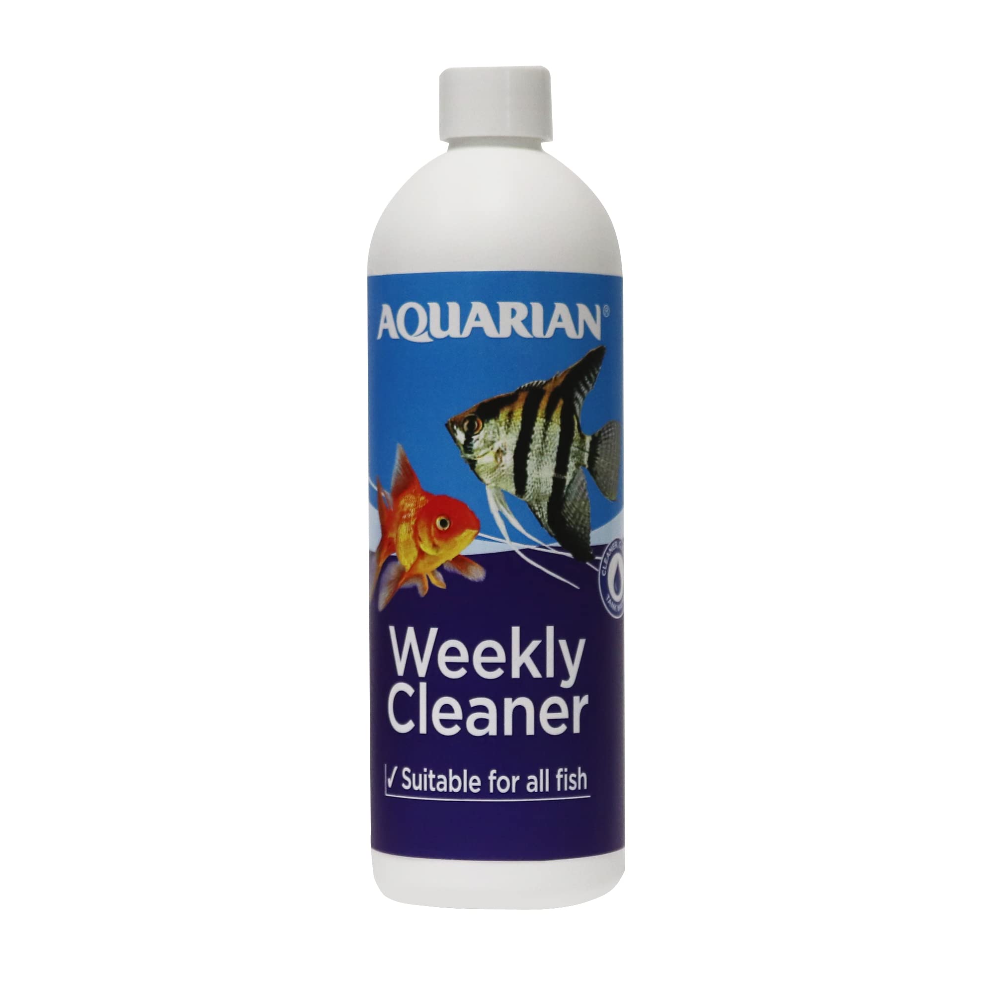 AQUARIAN Weekly Water Cleaner for Aquariums - Liquid Treatment, 473 ml (Pack of 1) 1