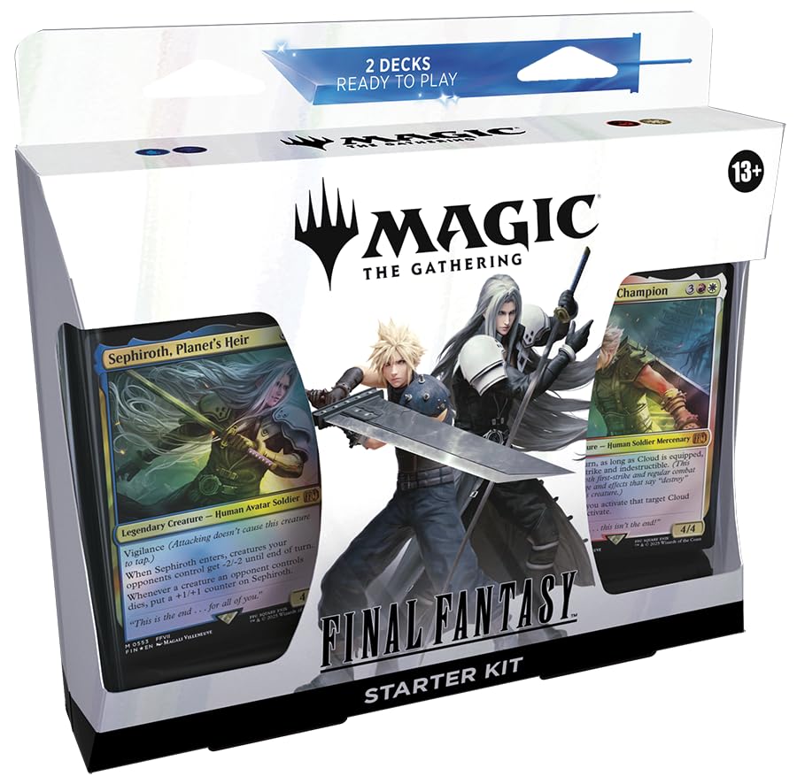 Magic: The Gathering Final Fantasy Starter Kit | Two 40-Card Decks | English Language