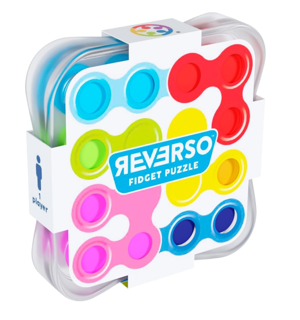 SmartGames Reverso Brain Teaser Puzzle Game | Dual-Sided Challenge | Ages 6+