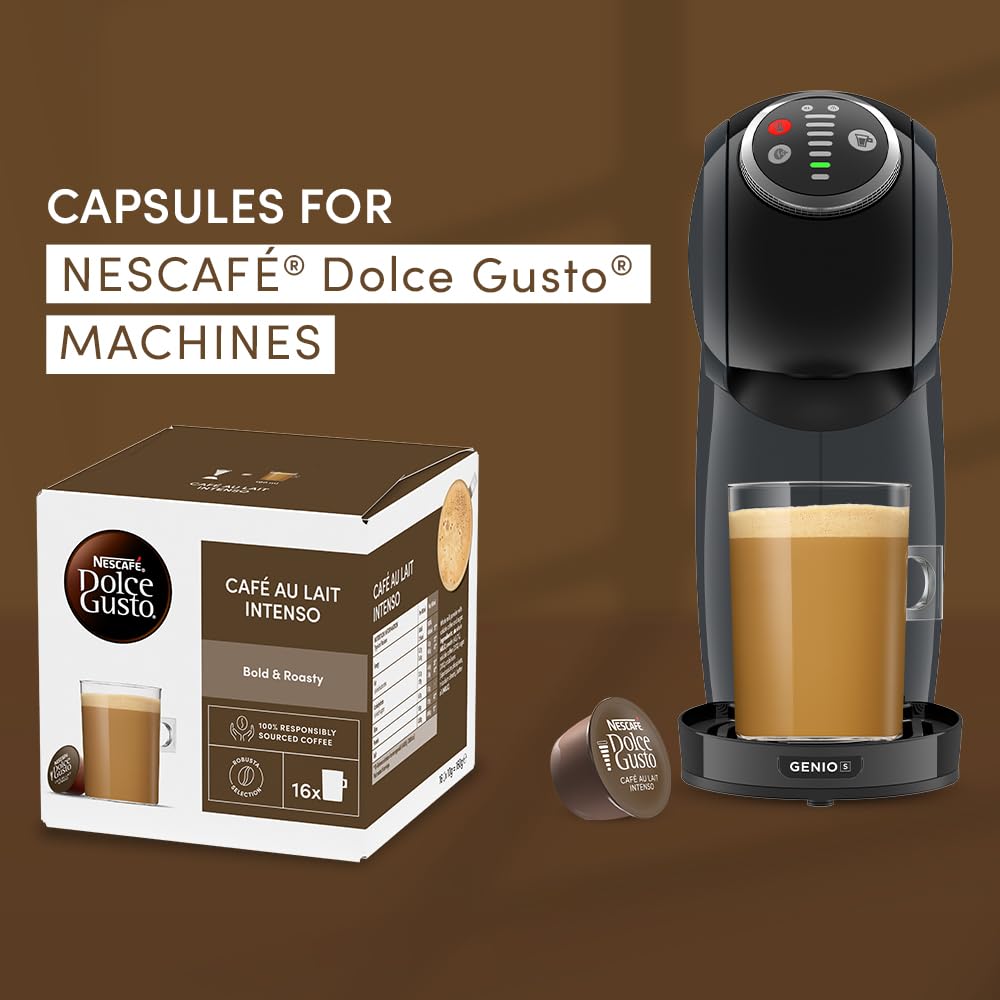 Nescafé Dolce Gusto Café Au Lait Intenso Coffee Pods - 16 Capsules 2