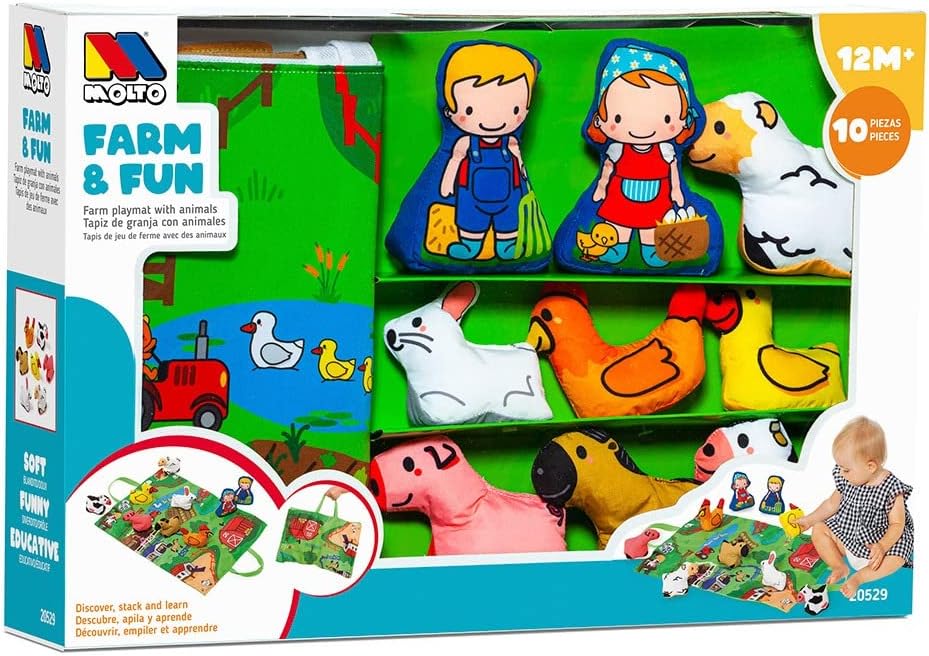 M MOLTO Moltò Farm & Fun Play Mat