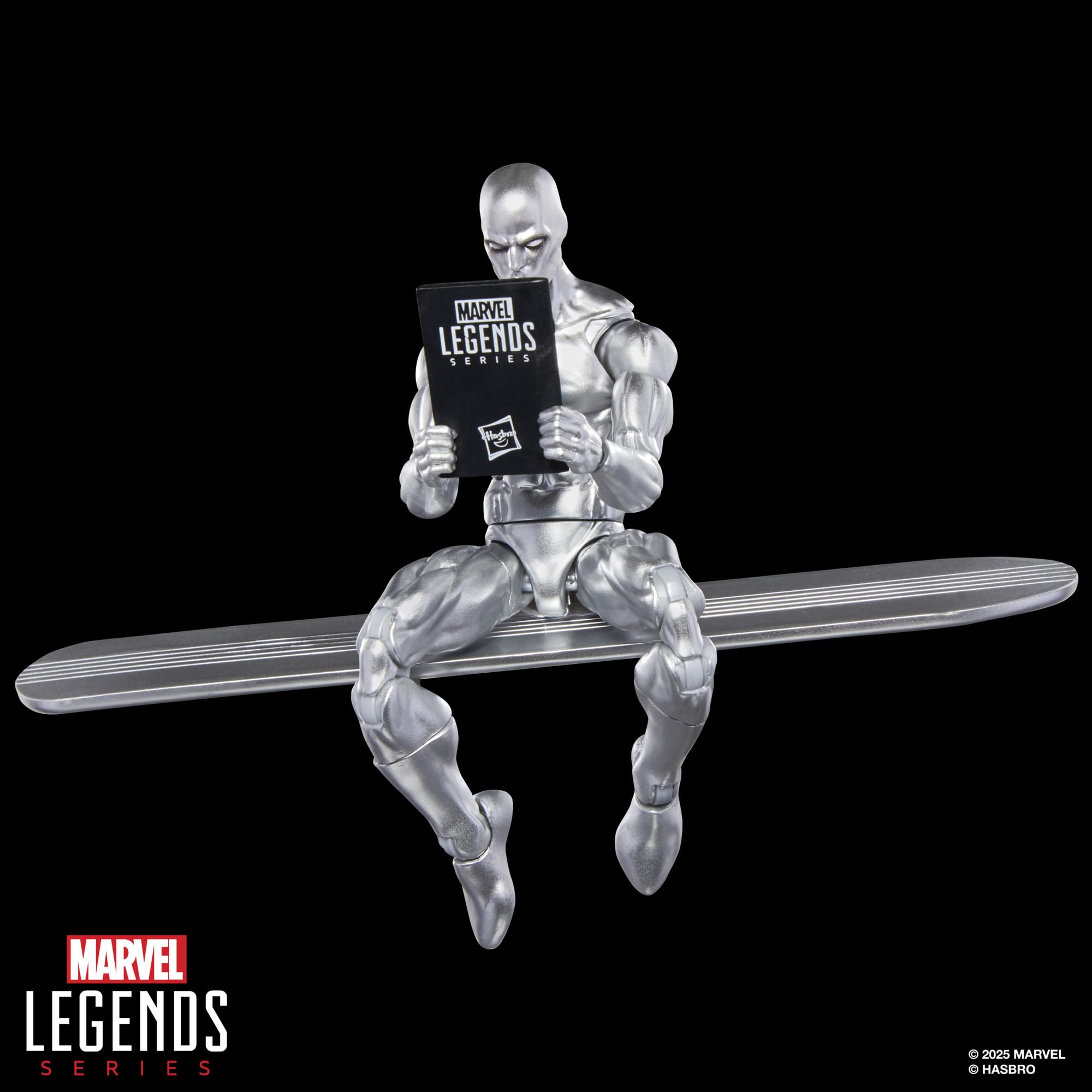 Marvel Legends Series Silver Surfer Action Figure - 6-Inch Collectible with Comic-Inspired Design 13