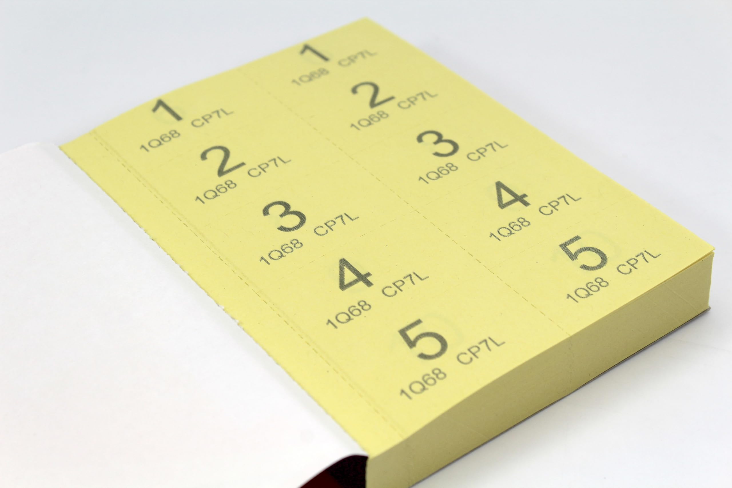 Silvine Cloakroom/Raffle Tickets - 1000 Numbered Tickets per Book | Security Numbering | 6 Pack 5