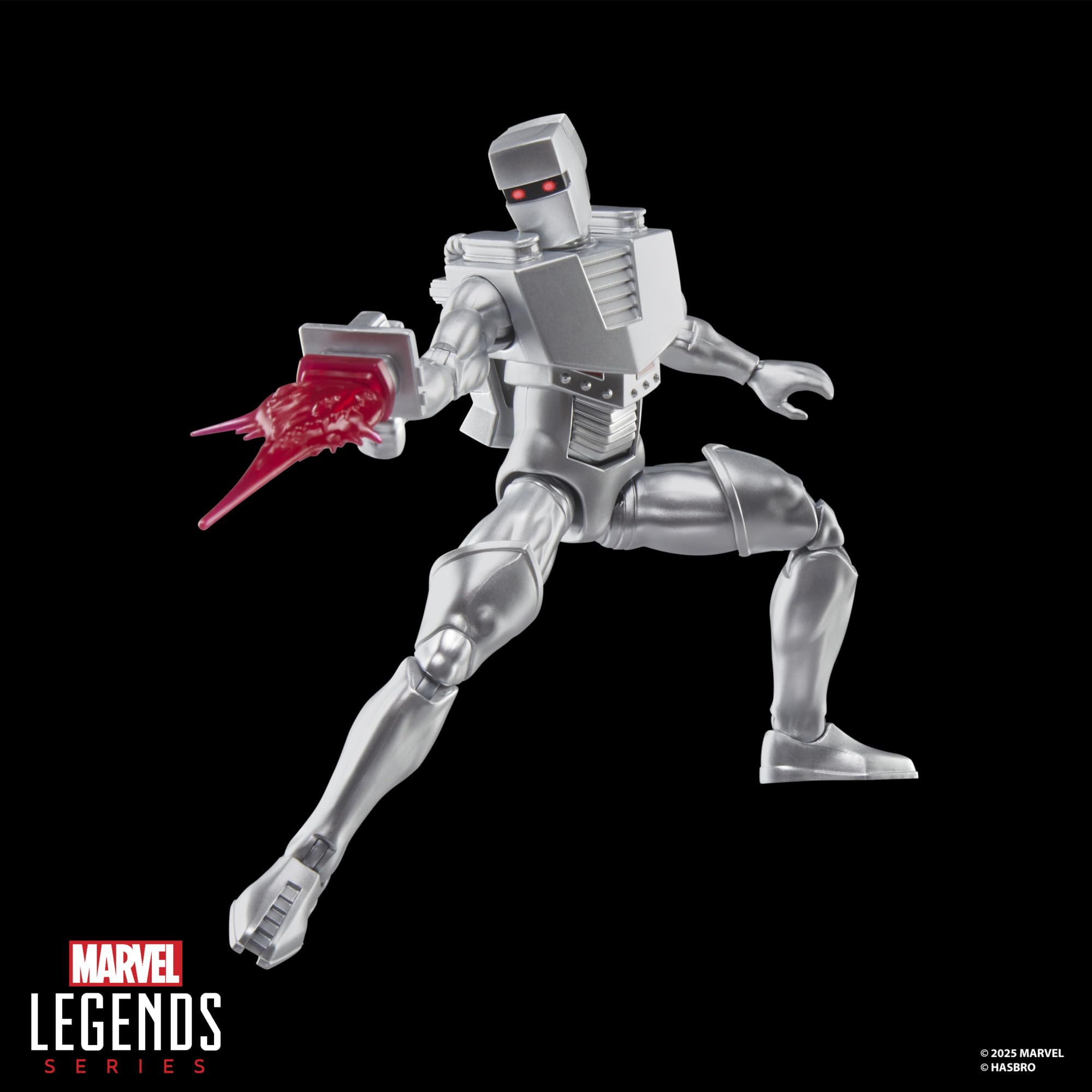 Marvel Legends Series Rom: Spaceknight Action Figure - Silver 6-Inch Collectible 4