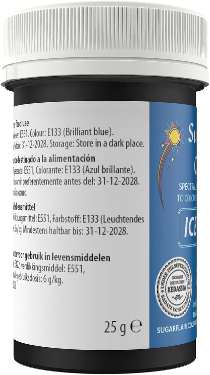 Sugarflair - Spectral Ice Blue Food Colouring Paste (30g)