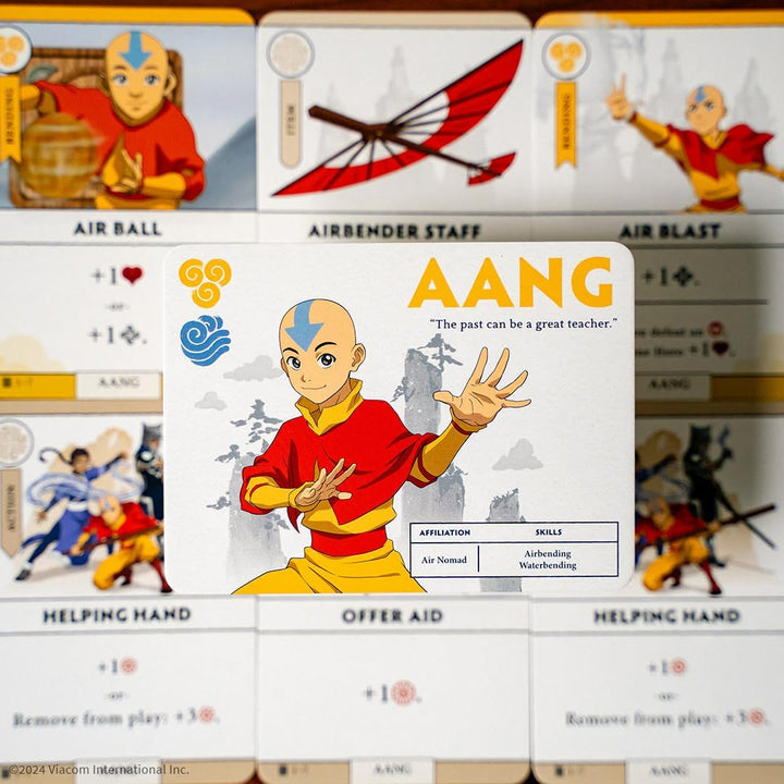 USAopoly Avatar The Last Airbender: Aang's Destiny Cooperative Deck-Building Game (DB096-653-002400-04)