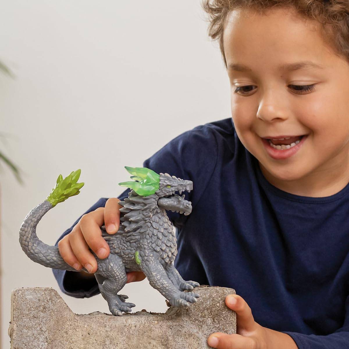 Schleich Eldrador Creatures Stone Monster - 8" Movable Action Figure with Crystal - Fantasy Playset for Kids 3+ 3